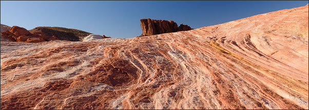 Geb�nderter Sandstein in der N�he der "New Wave" im Valley of Fire, Nevada (USA)<br />Nikon D3x mit AF-S NIKKOR 24-70 mm 1:2,8G